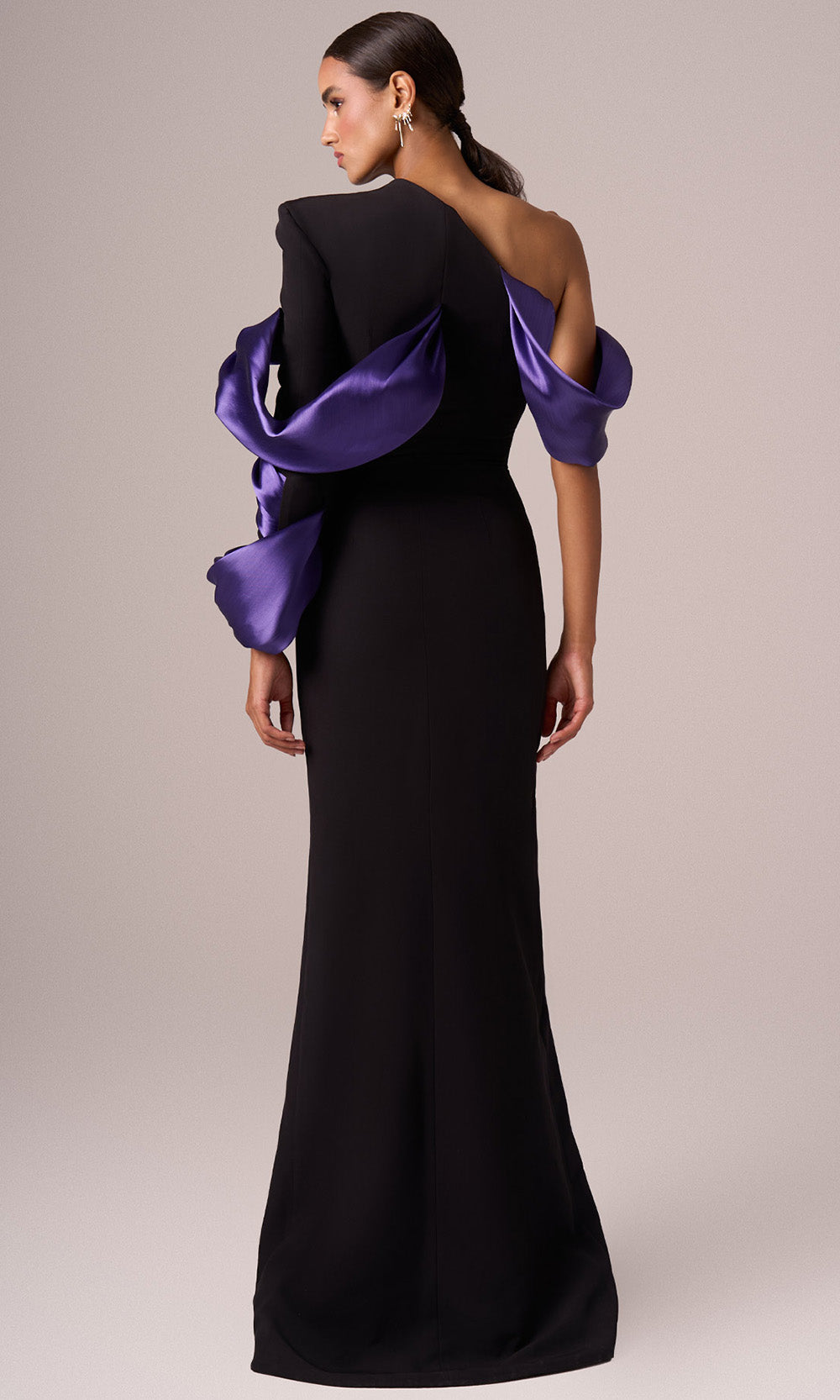 MNM Couture E0067 - One Shoulder High Slit Gown Evening Dresses