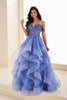 Ellie Wilde EW35084 - Glitter Floral Ballgown