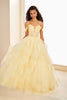 Ellie Wilde EW35084 - Glitter Floral Ballgown