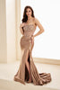 Ellie Wilde EW36002 - Ruched Skirt Scoop Prom Gown
