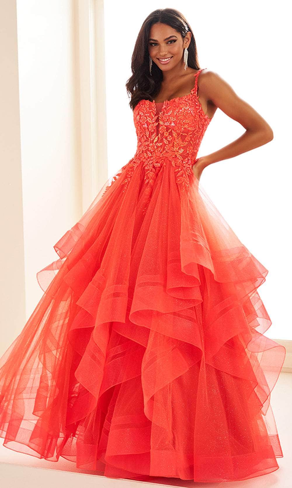 ellie wilde orange prom dress Orange Prom Dresses
