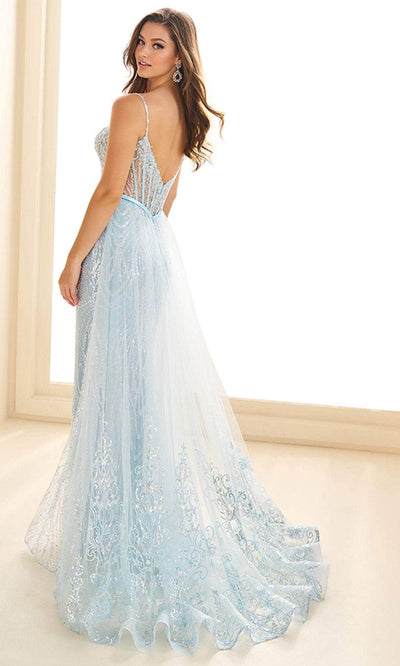 Ellie Wilde EW36075 - V-Back Sequin Embroidered Prom Gown