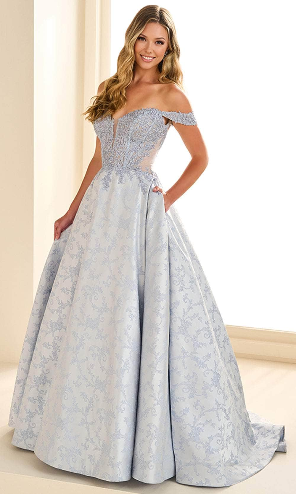 Ellie Wilde EW36078 - Off-Shoulder Embellished Ballgown