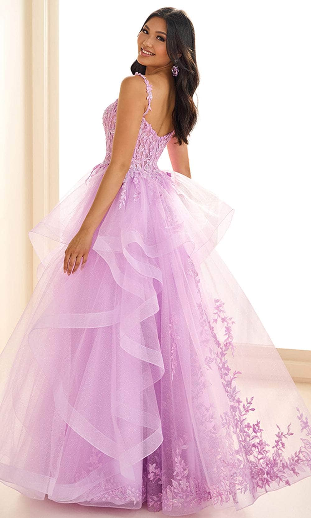 Ellie Wilde EW36081 - Plunging Sweetheart Ruffled Prom Gown