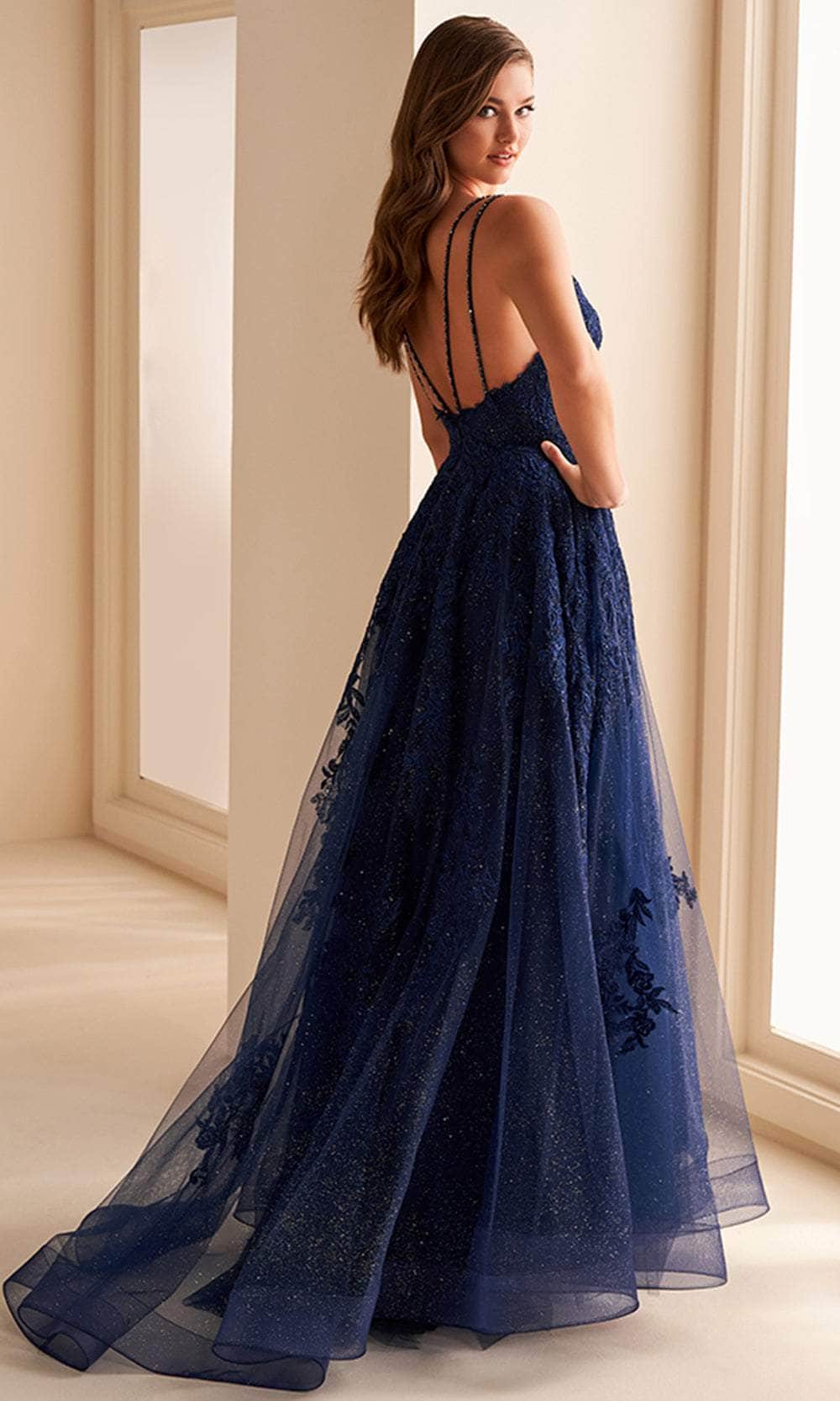 Ellie Wilde EW36226 - Beaded Dual Straps Prom Gown