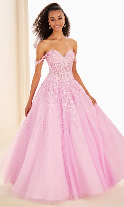 Ellie Wilde EW37028 - Floral Lace Applique Ballgown with Pockets Prom Dresses