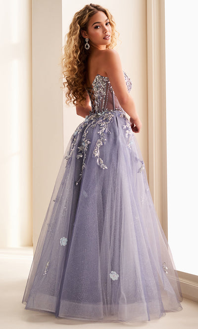 Ellie Wilde EW37119 - Sweetheart Beaded Tulle A-Line Gown Prom Dresses