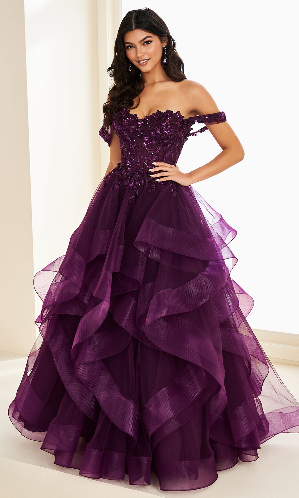 Ellie Wilde EW37201 - Detachable Overskirt Sweetheart Embroidered Dress Prom Dresses