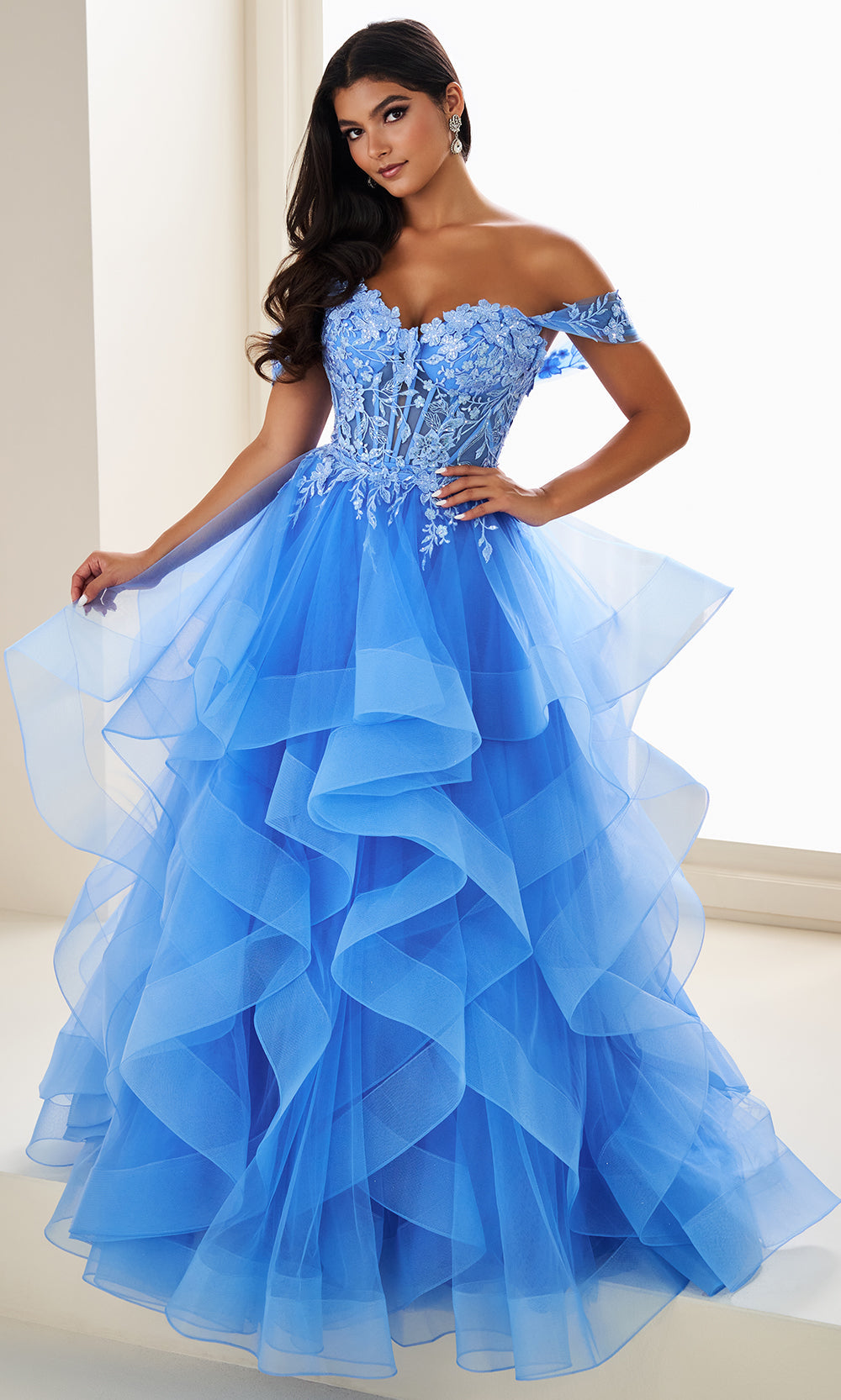 Ellie Wilde EW37201 - Detachable Overskirt Sweetheart Embroidered Dress Prom Dresses