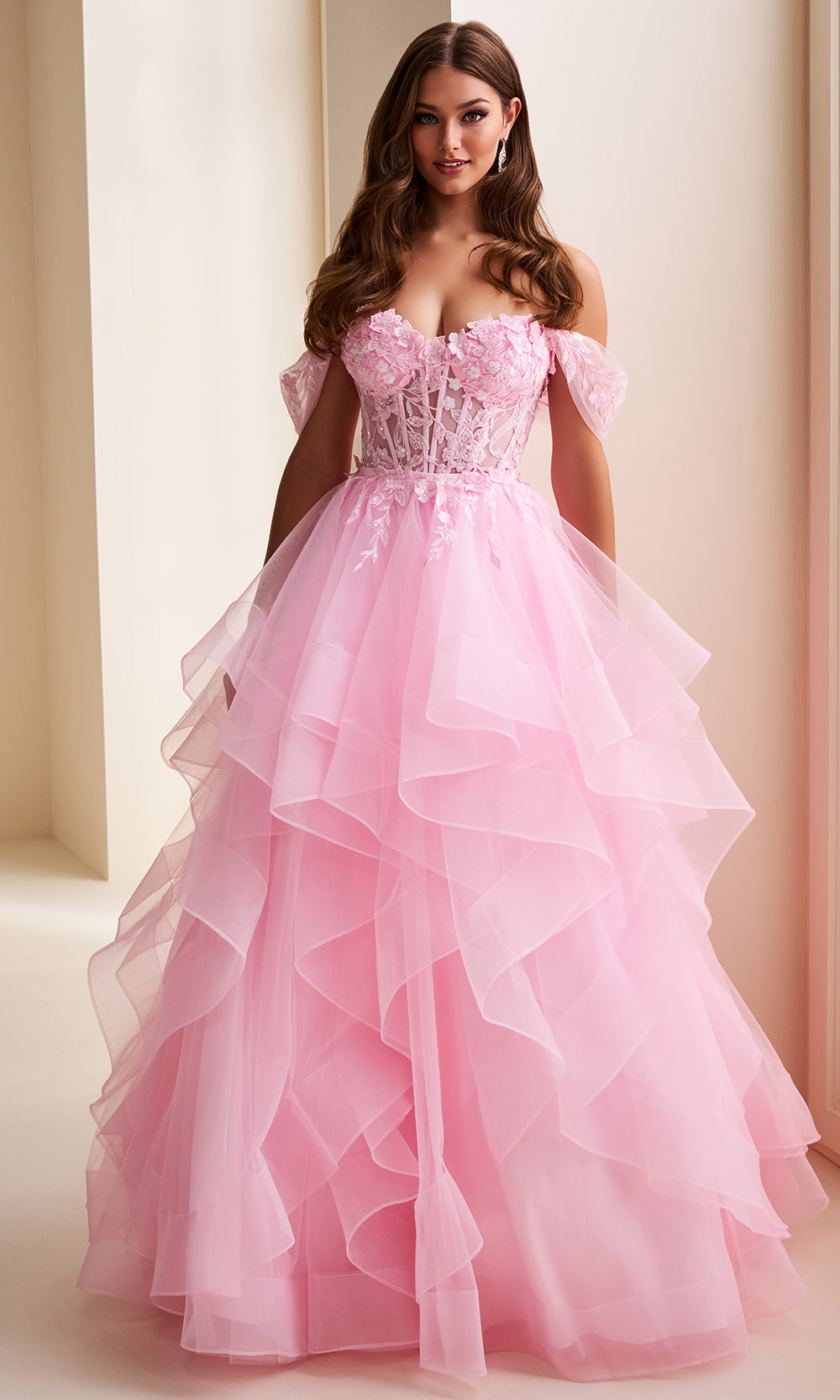 Ellie Wilde EW37201 - Detachable Overskirt Sweetheart Embroidered Dress Prom Dresses