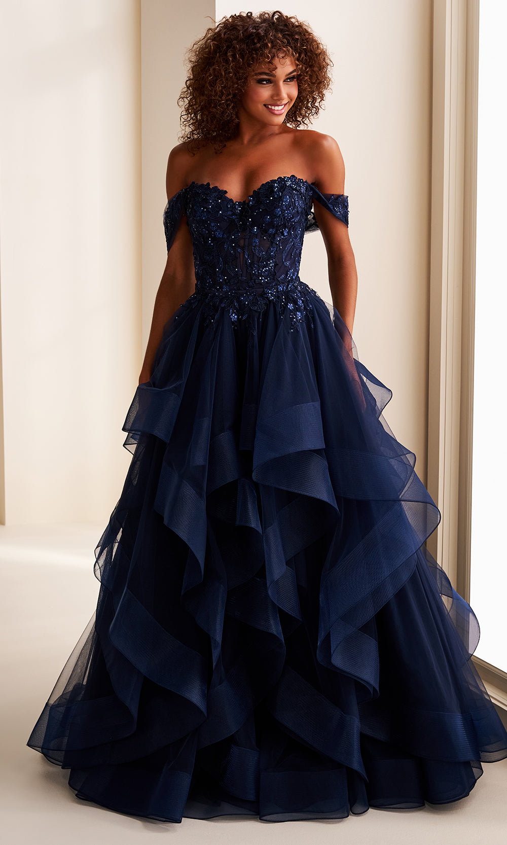 Ellie Wilde EW37201 - Detachable Overskirt Sweetheart Embroidered Dress Prom Dresses
