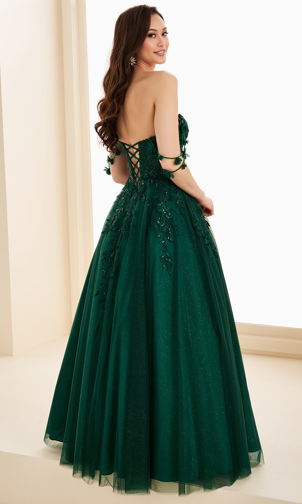 Ellie Wilde EW37208 - Glitter Tulle Sweetheart Embellished Dress Prom Dresses