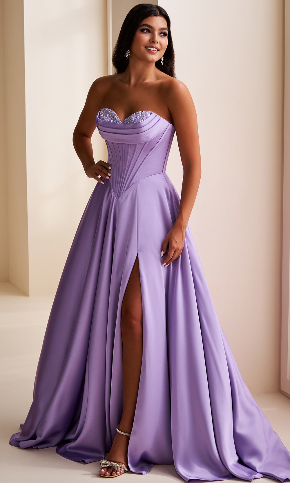 ellie wilde prom dresses Long Designer Glitter Ellie Wilde Prom Dress