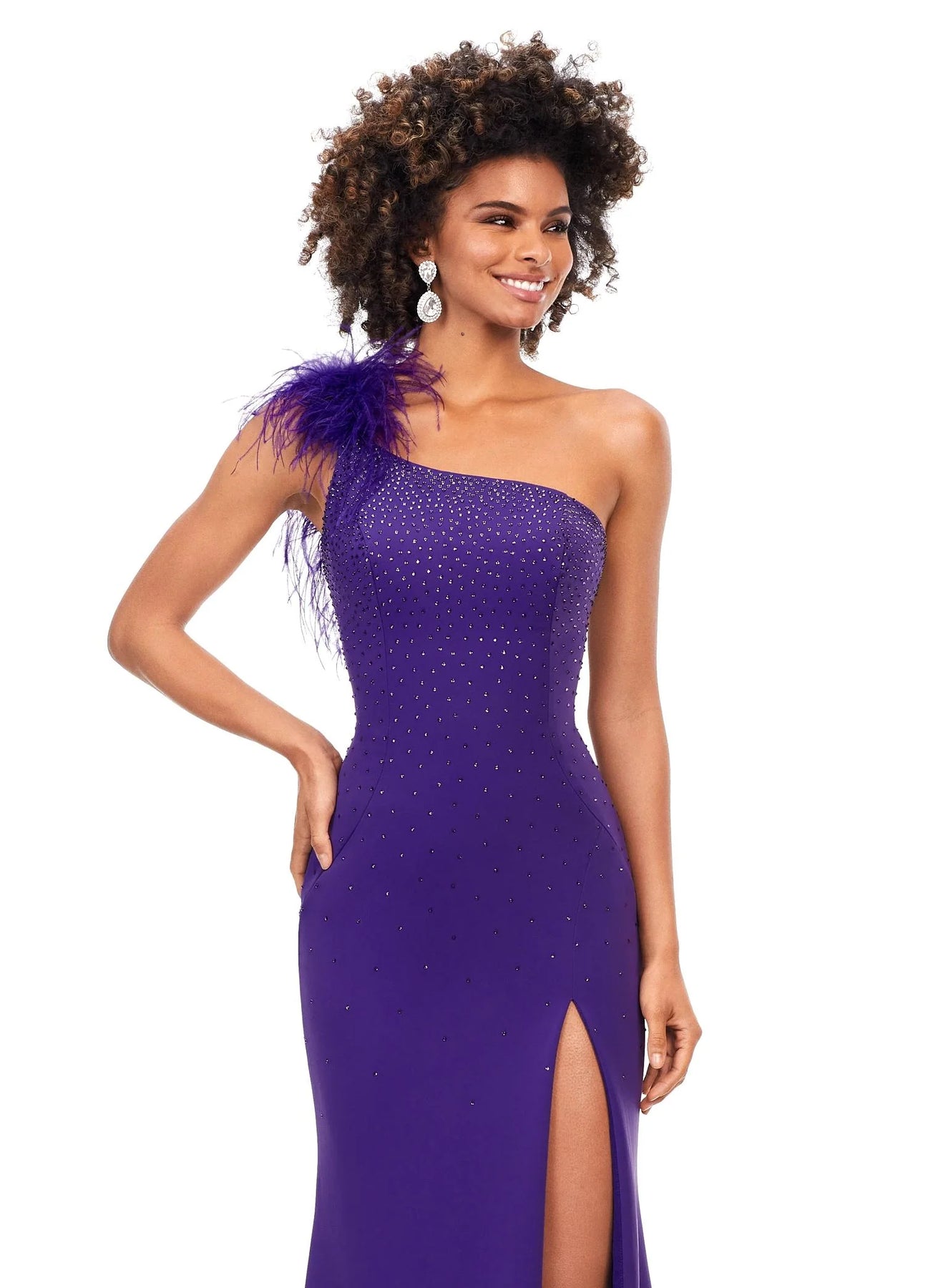 Ashley Lauren 11290 - One Shoulder Gown
