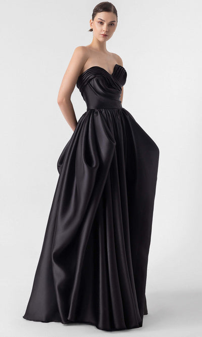 MNM Couture G1921 - Strapless Draped Ballgown Ball Gowns