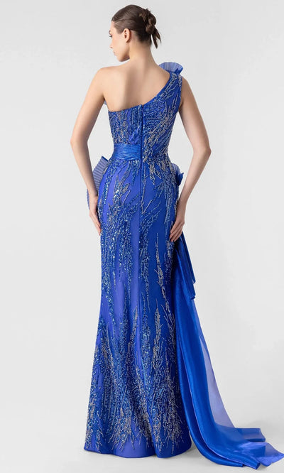 MNM Couture G1933 - Dramatic Pleated Ruffle Evening Gown Evening Dresses