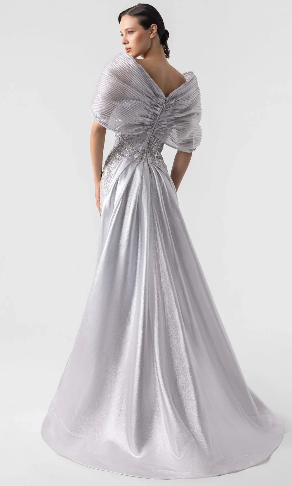 MNM Couture G1939 - Beaded Bodice Sheath Evening Gown Evening Dresses