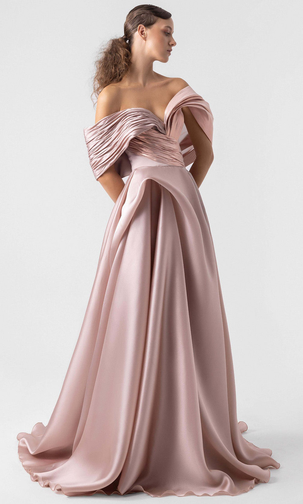 MNM Couture G1940 - Draped Sweetheart Ballgown Ball Gowns
