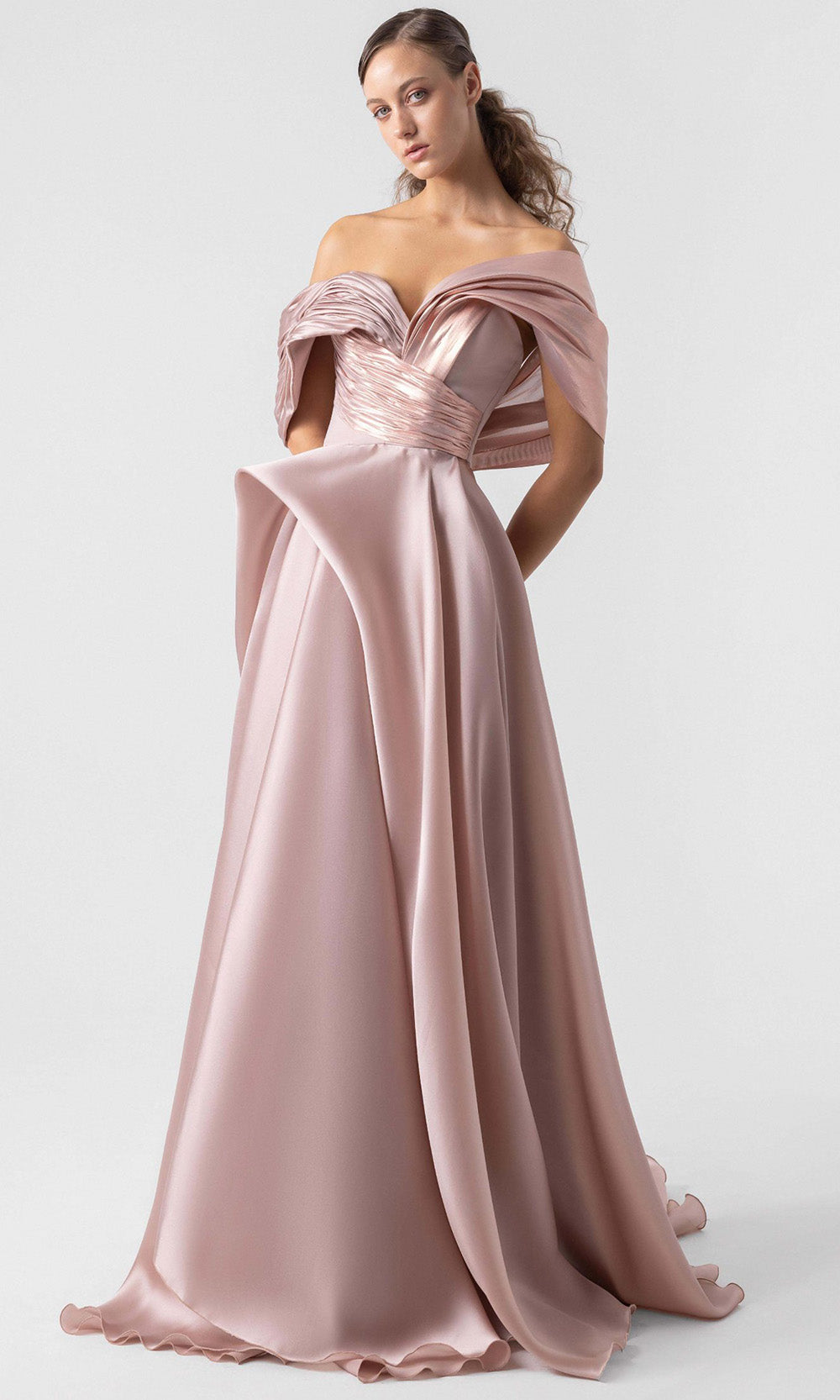 MNM Couture G1940 - Draped Sweetheart Ballgown Ball Gowns
