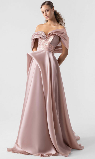 MNM Couture G1940 - Draped Sweetheart Ballgown Ball Gowns