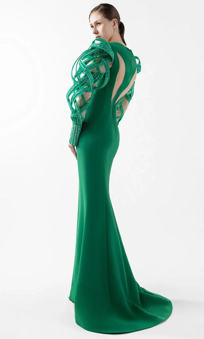 MNM Couture G2017 - Sweetheart Neck Crepe Long Gown Formal Gowns