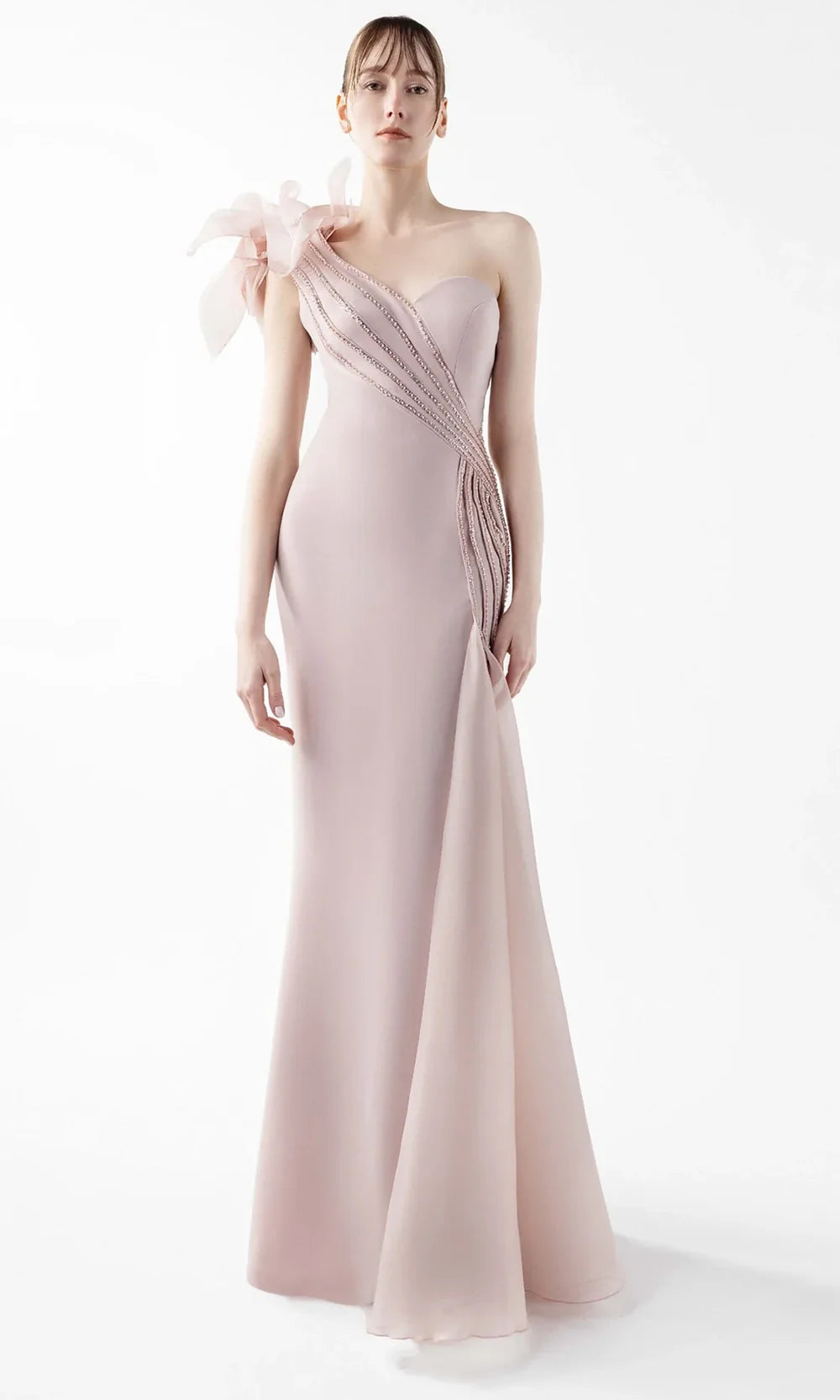 MNM Couture G2026 - Sweetheart Sheath Gown with Beading Prom Dresses