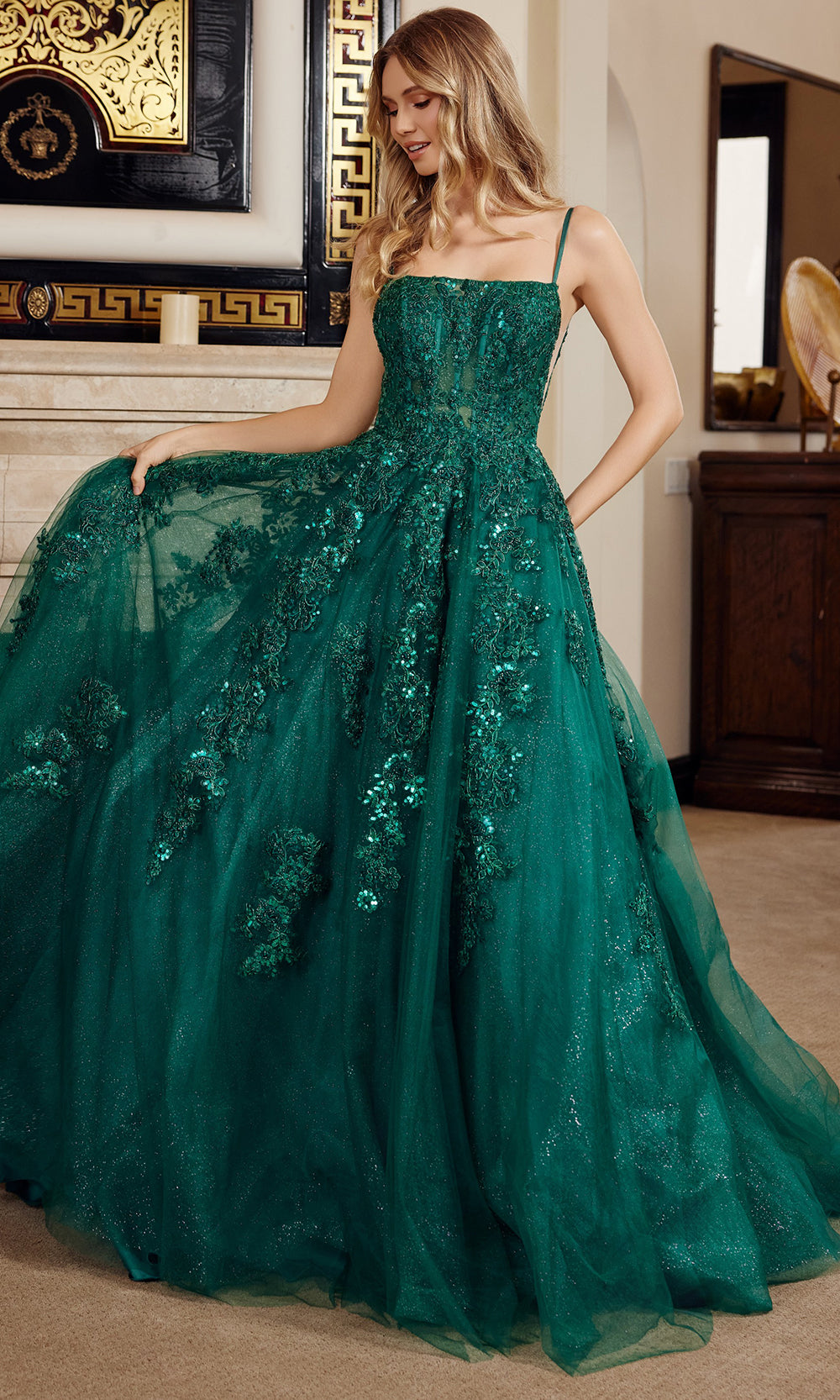 Nox Anabel H1880 - Beaded Bodice Tulle Ball Gown Prom Dresses