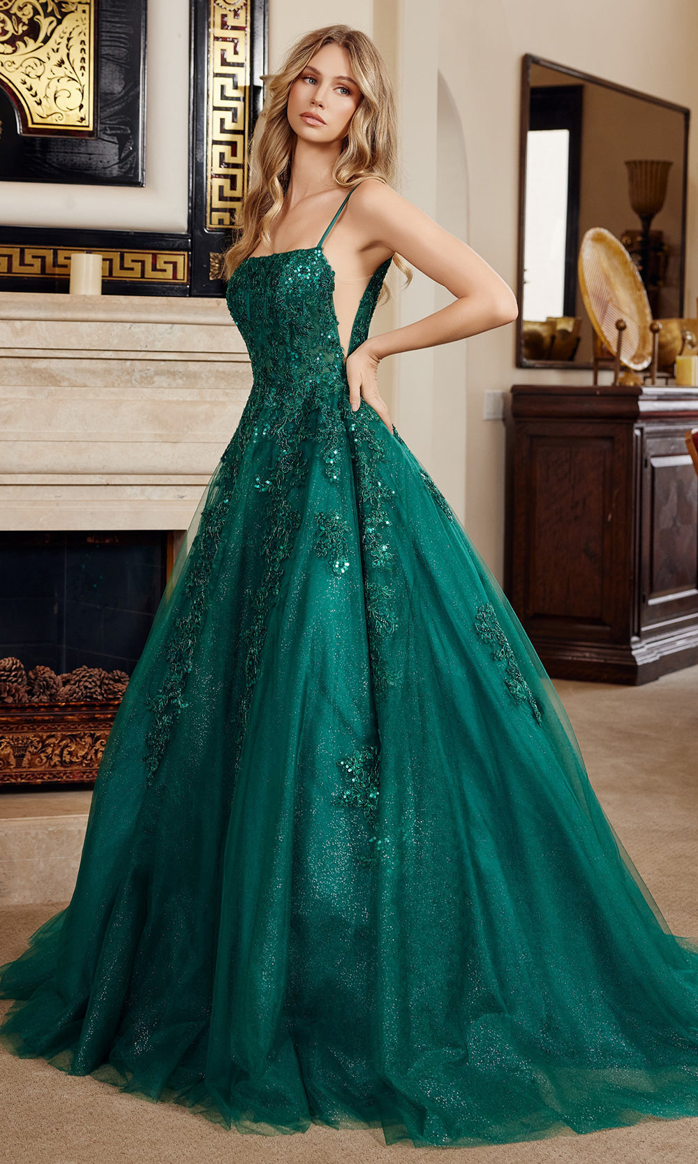 Nox Anabel H1880 - Beaded Bodice Tulle Ball Gown Prom Dresses