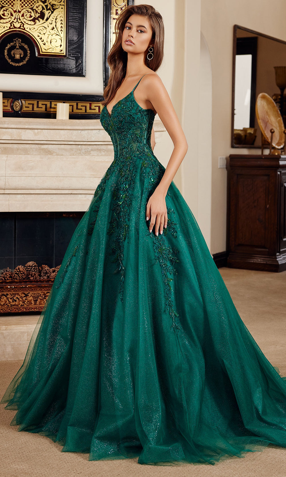 Nox Anabel H1883 - Beaded Bodice Tulle Ball Gown Prom Dresses