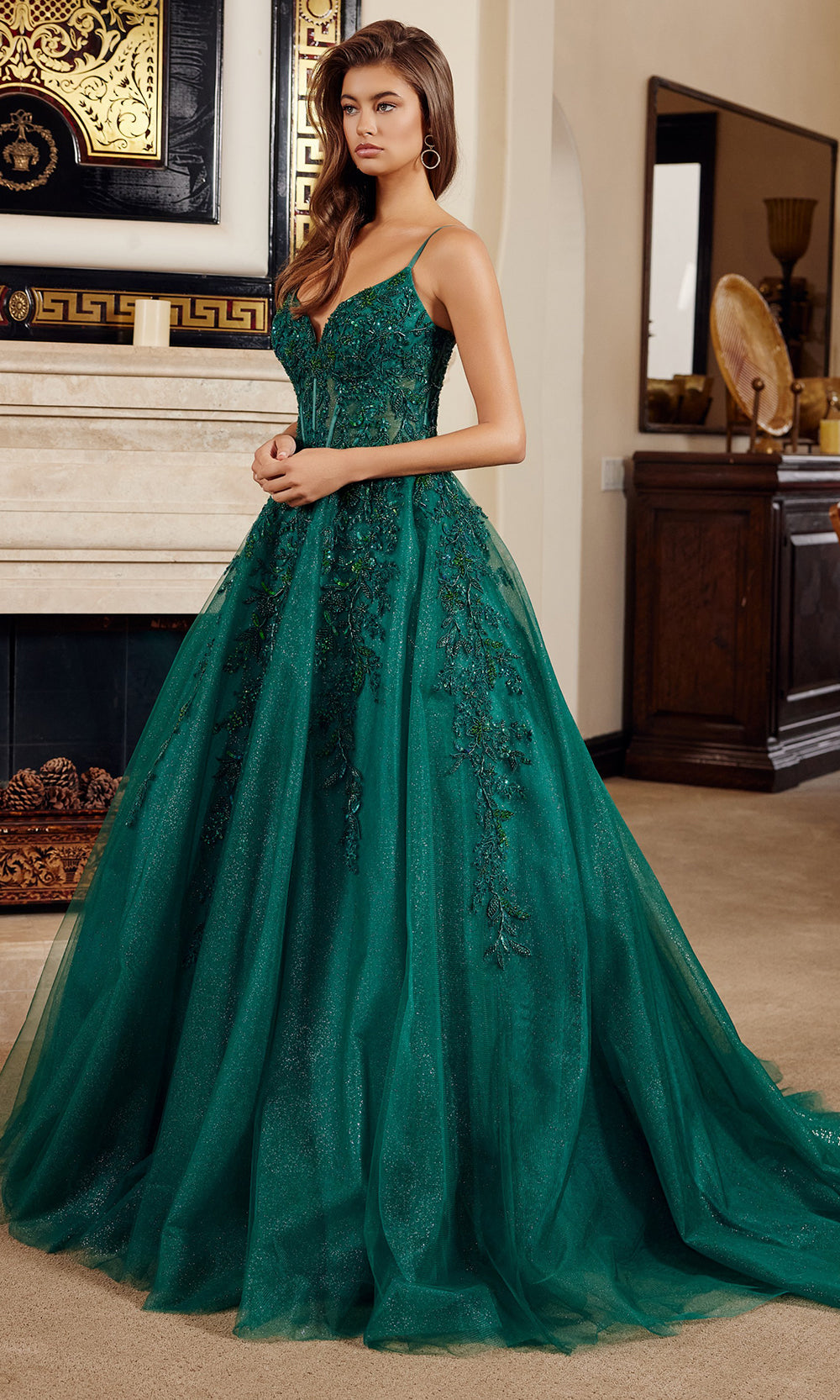Nox Anabel H1883 - Beaded Bodice Tulle Ball Gown Prom Dresses