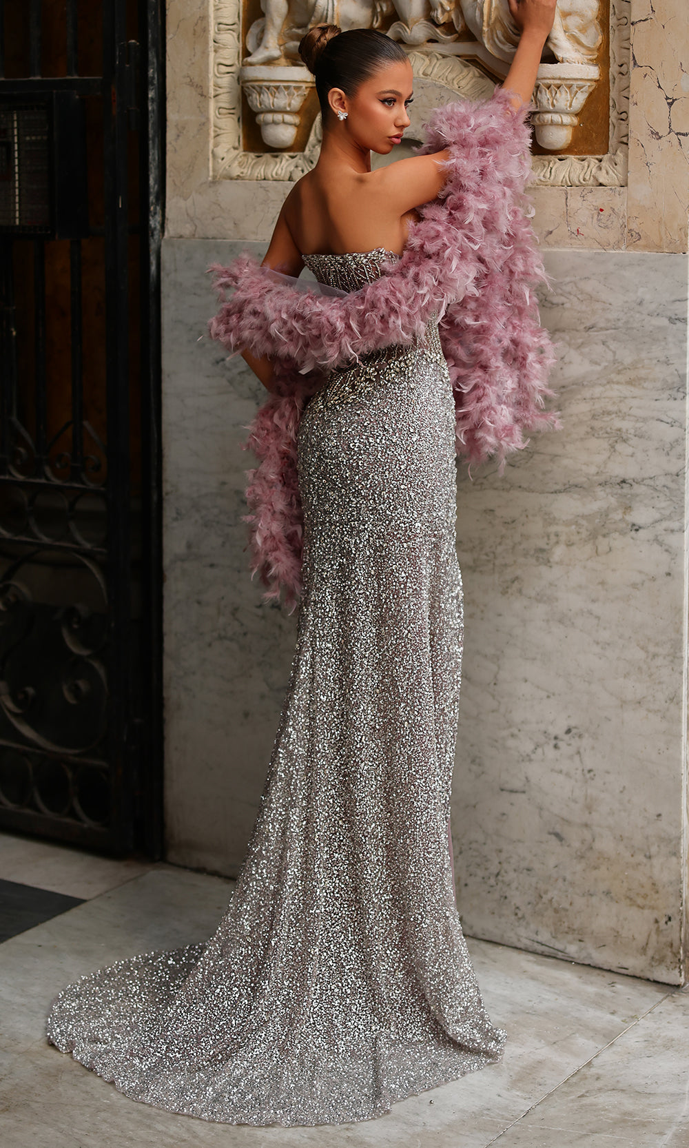 Chic and Holland HF110554 - Sweetheart Glam Fitted Dress Prom Dresses