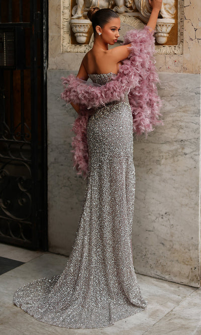 Chic and Holland HF110554 - Sweetheart Glam Fitted Dress Prom Dresses