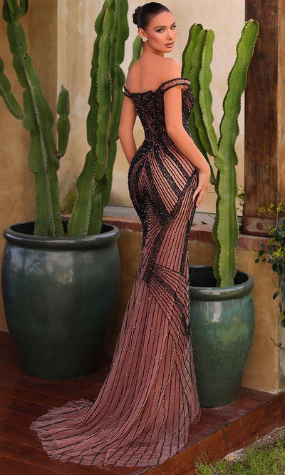 Chic and Holland HF110560 - Sweetheart Beaded Ornate Dress Formal Gowns
