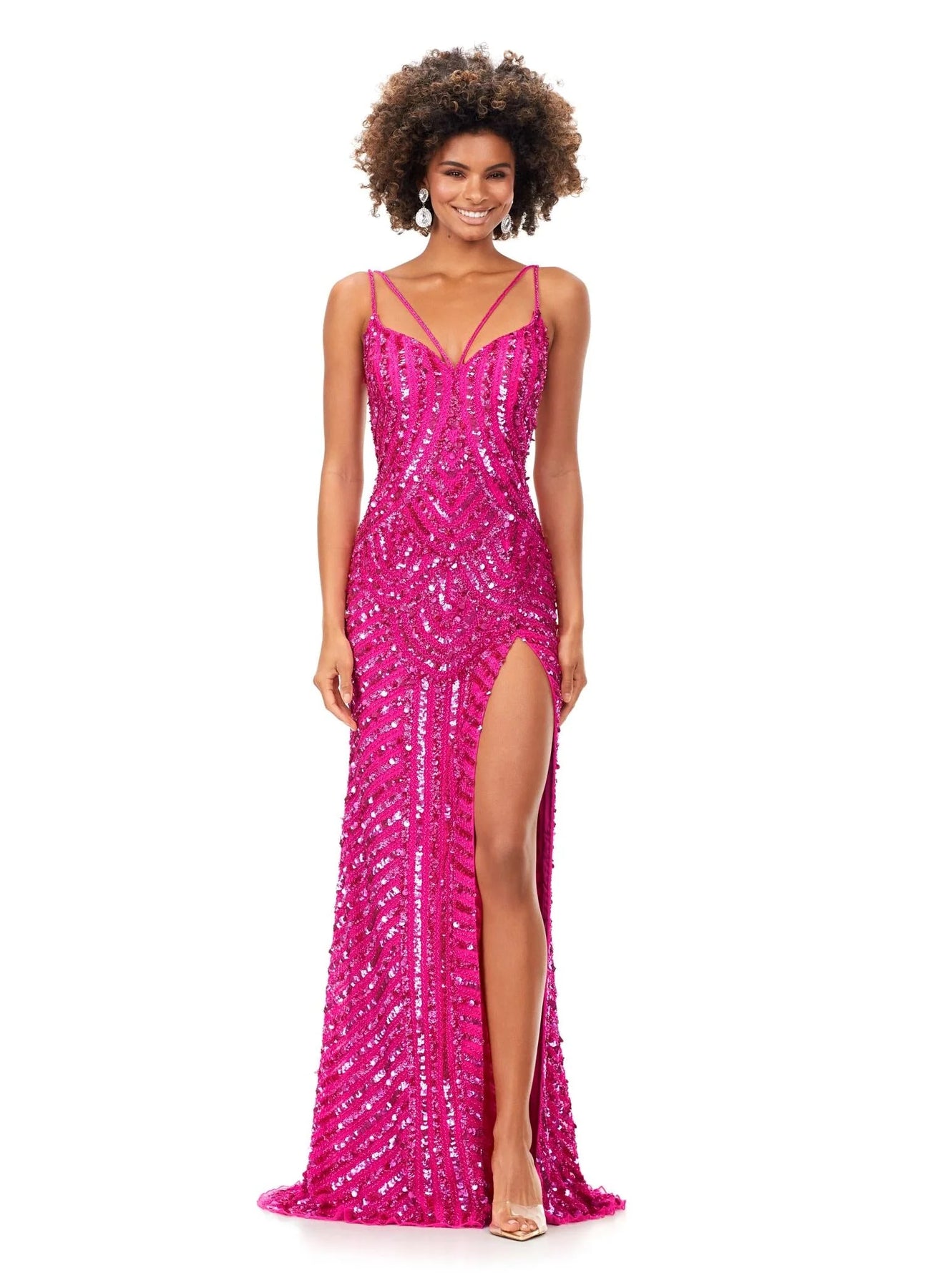 Ashley Lauren 11363 - Beaded Gown