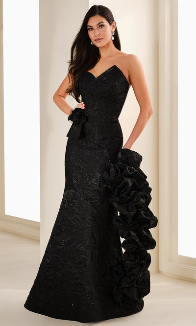 Ivonne D ID1405 - Sweetheart Brocade Mermaid Gown Formal Gowns