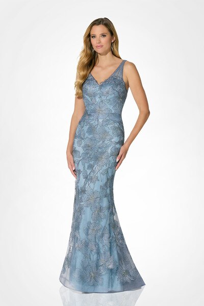 Ivonne D ID916 - Embroidered Gown