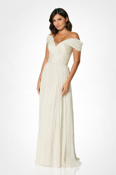 Ivonne D ID918 - Pleated Gown