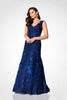 Ivonne D ID923 - Cap Sleeve Gown