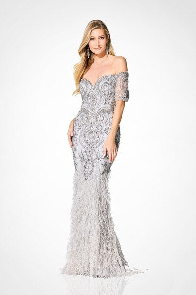 Ivonne D ID927 - Embellished Gown
