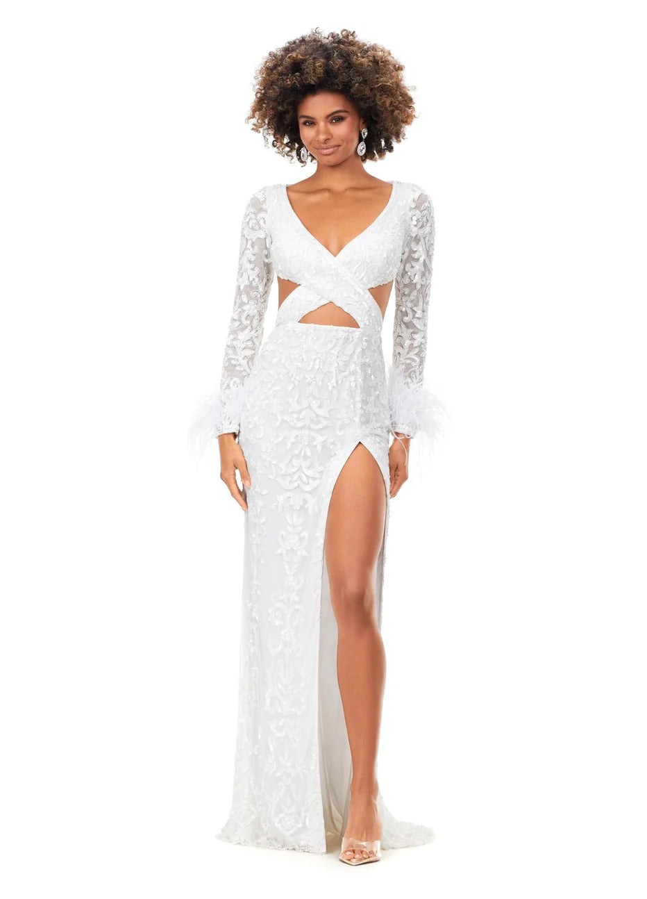 Ashley Lauren 11364 - Crisscross Gown