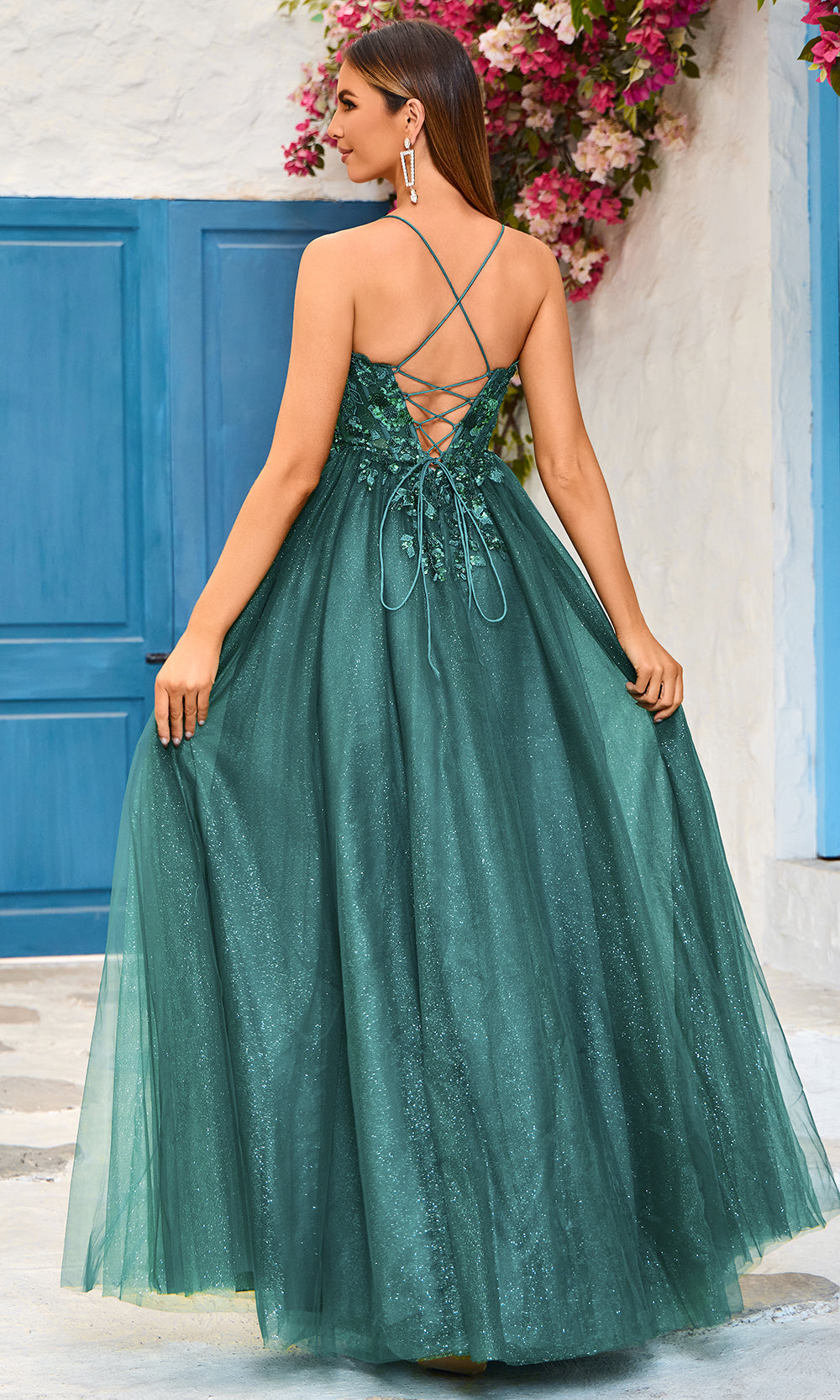 J'Adore Dresses J25018 - Sleeveless Appliqued Evening Dress Special Occasion Dresses