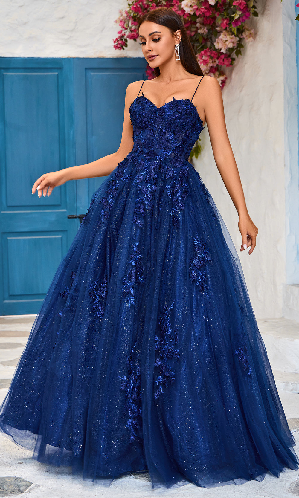 J'Adore Dresses J25029 - Embroidered Sleeveless Ballgown Special Occasion Dresses