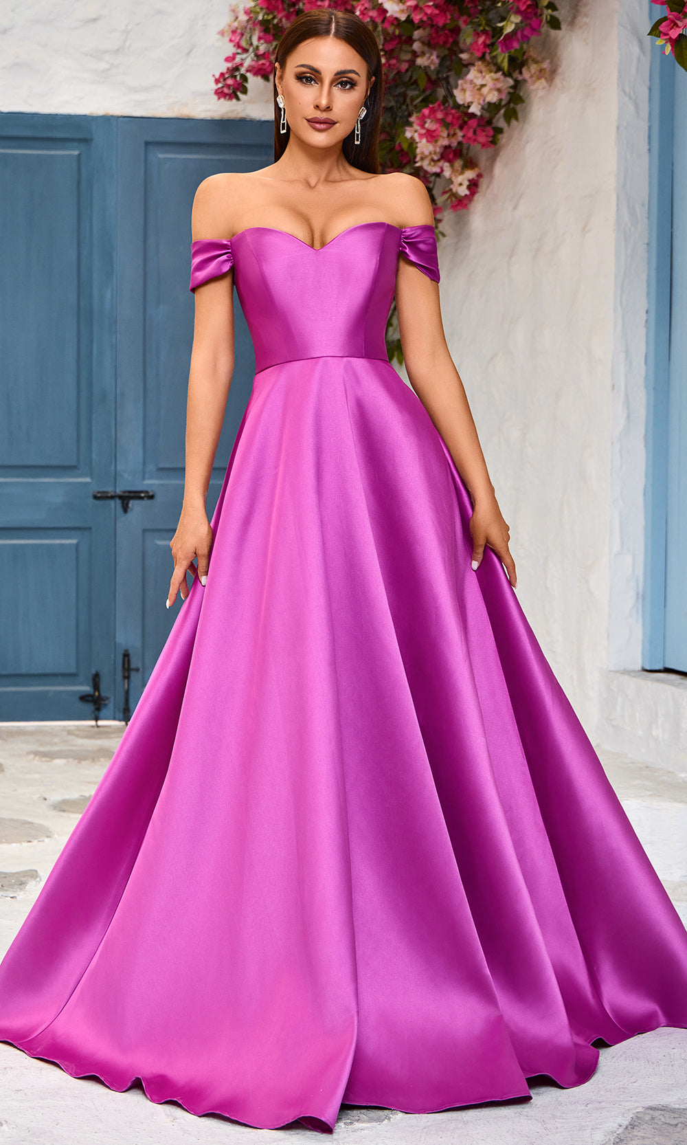 J'Adore Dresses J25039 - Sweetheart Neck Off-Shoulder Prom Gown Special Occasion Dresses