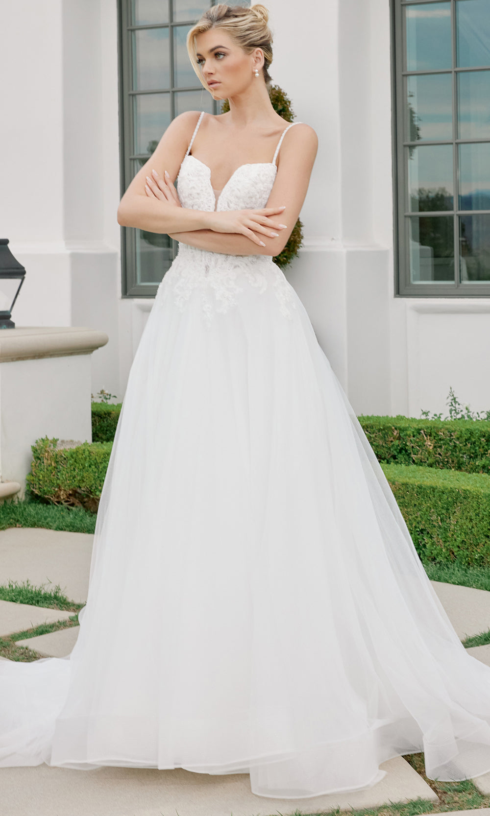 Nox Anabel JE1059 - Sweetheart Lace Tulle Bridal Gown Wedding Dresses