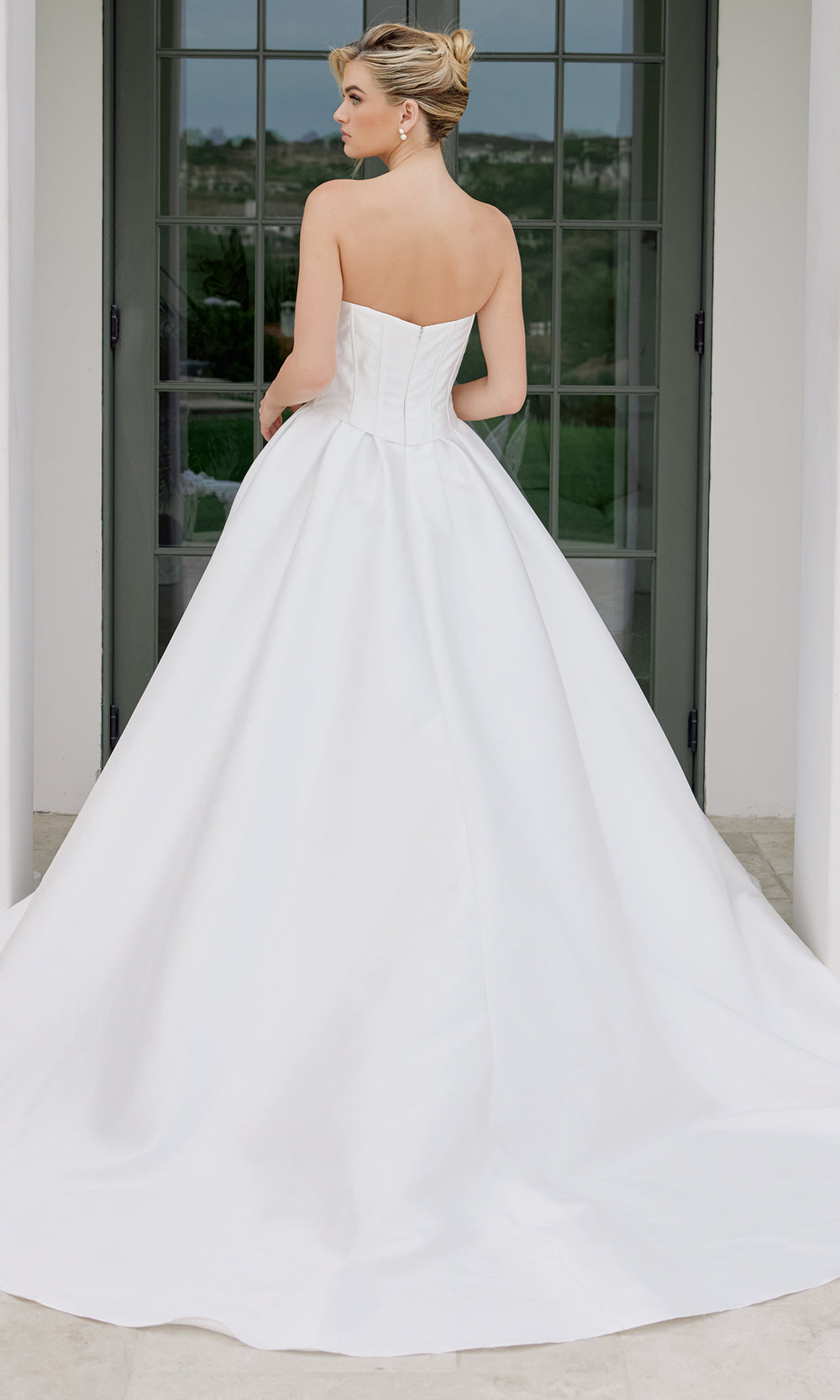 Nox Anabel JE1073 - Lace Applique A-Line Bridal Gown Wedding Dresses
