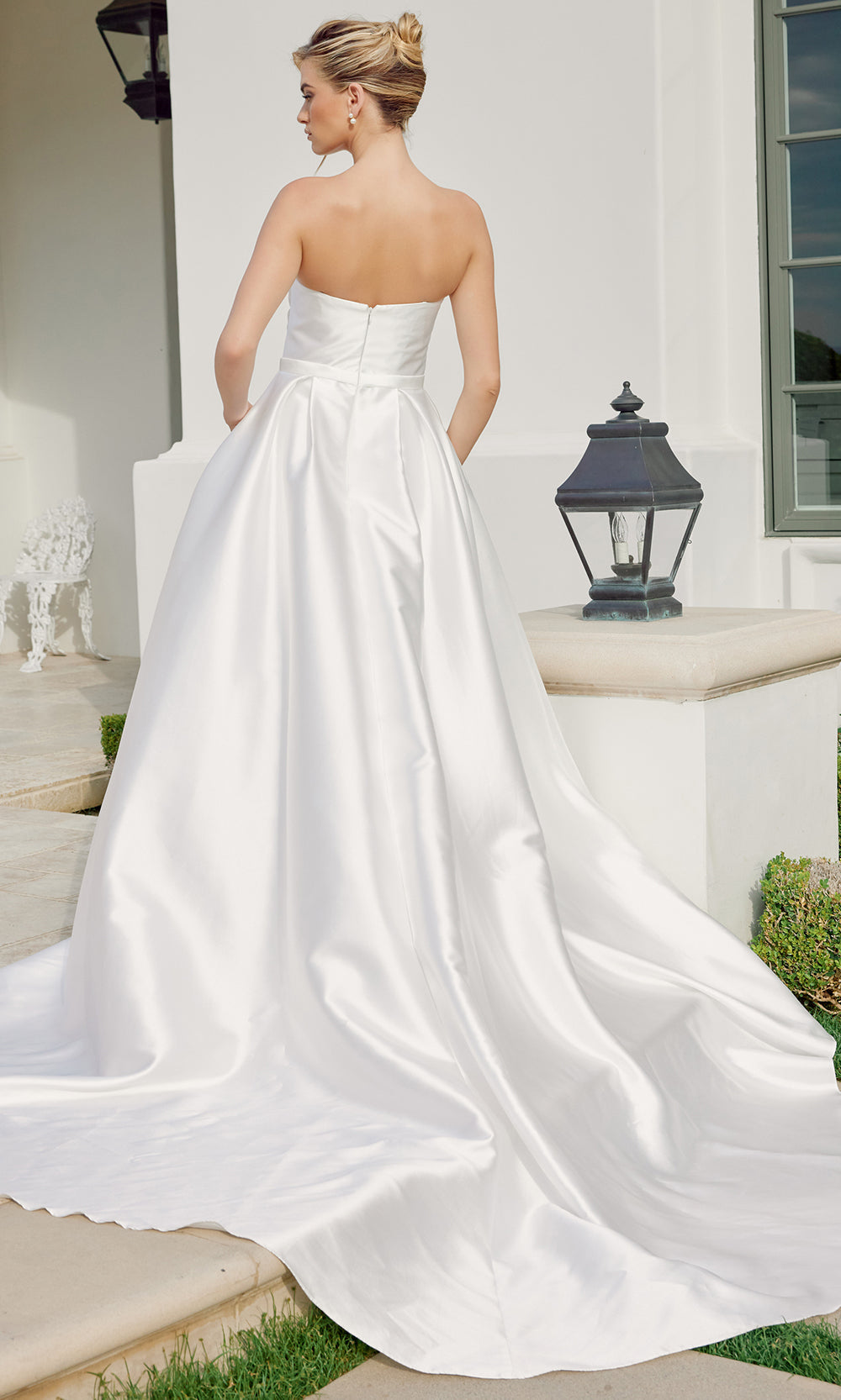 Nox Anabel JE1075 - Modern Strapless Bridal Ball Gown Wedding Dresses