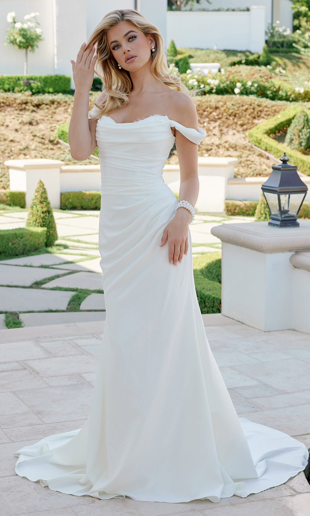 Nox Anabel JE1080 - Classic Off Shoulder Wedding Gown Wedding Dresses