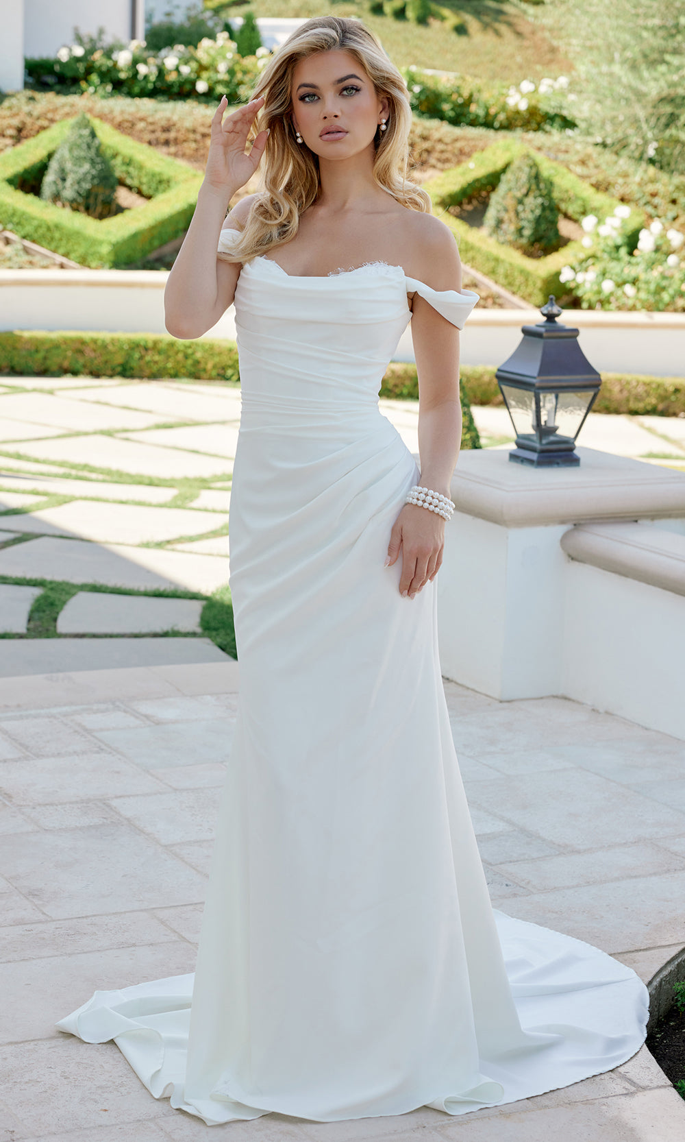 Nox Anabel JE1080 - Classic Off Shoulder Wedding Gown Wedding Dresses