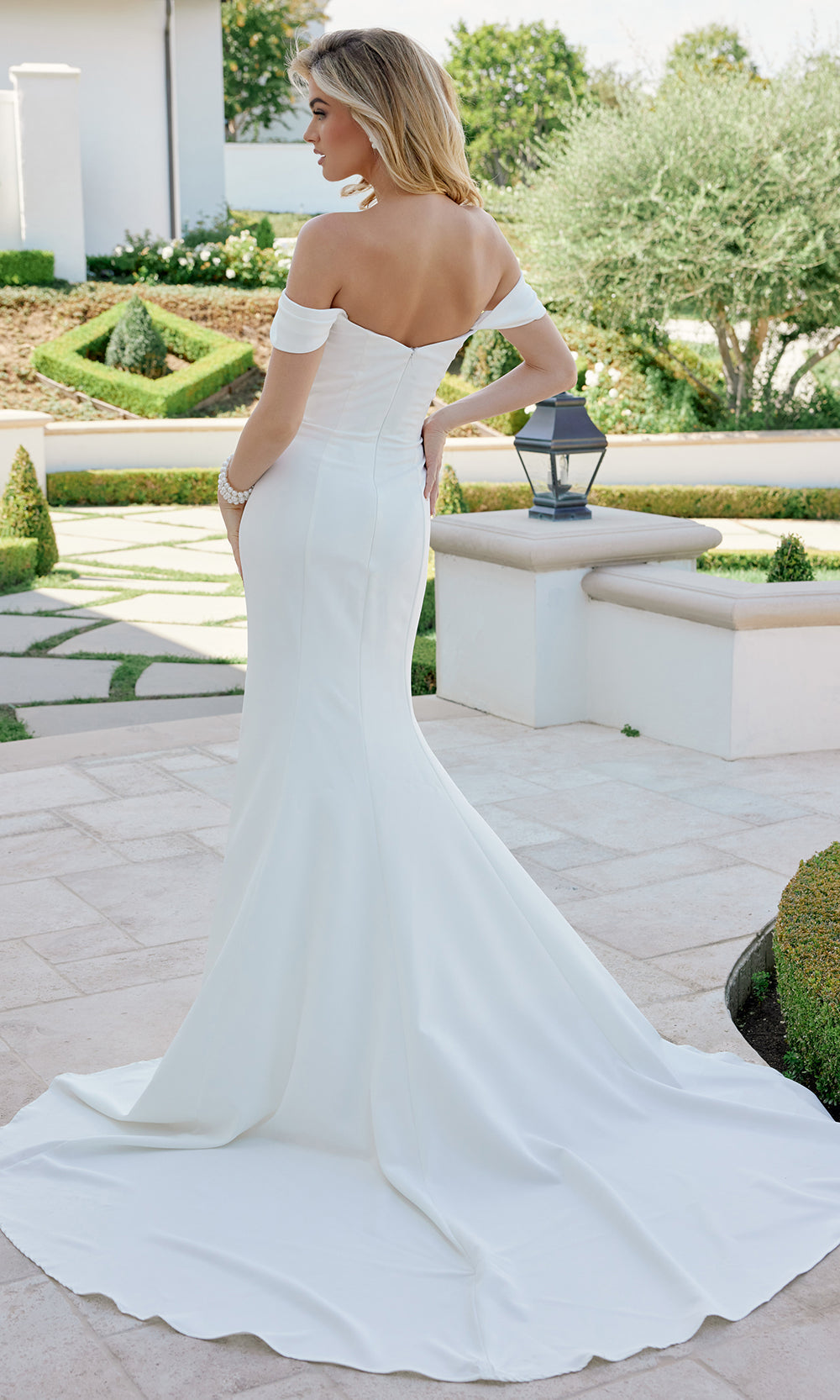 Nox Anabel JE1080 - Classic Off Shoulder Wedding Gown Wedding Dresses