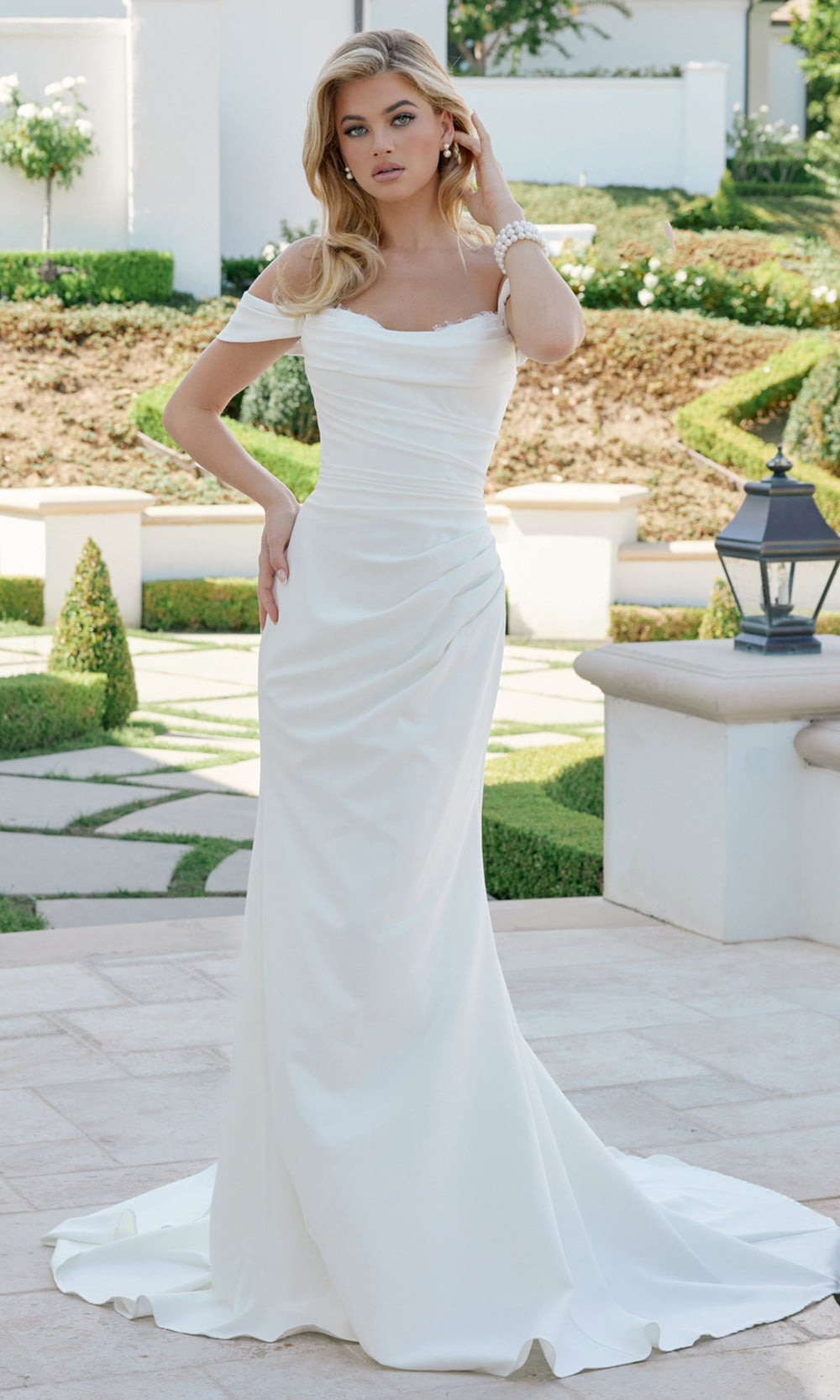 Nox Anabel JE1080 - Classic Off Shoulder Wedding Gown Wedding Dresses